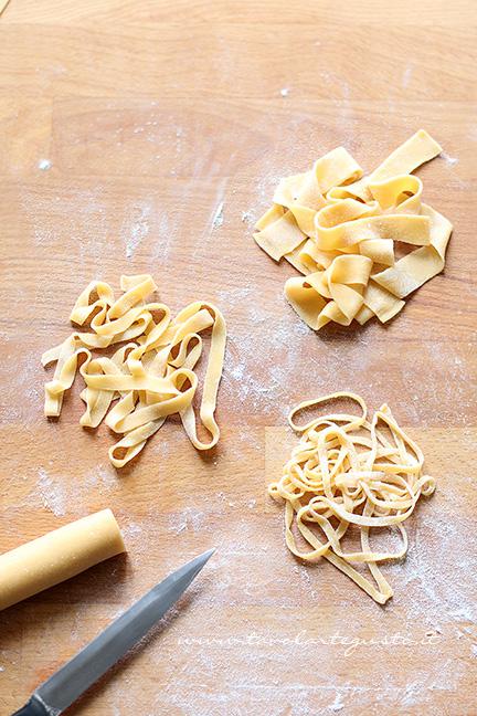 Come fare le tagliatelleall'uovo3 - Ricetta pasta fresca fatta in casa