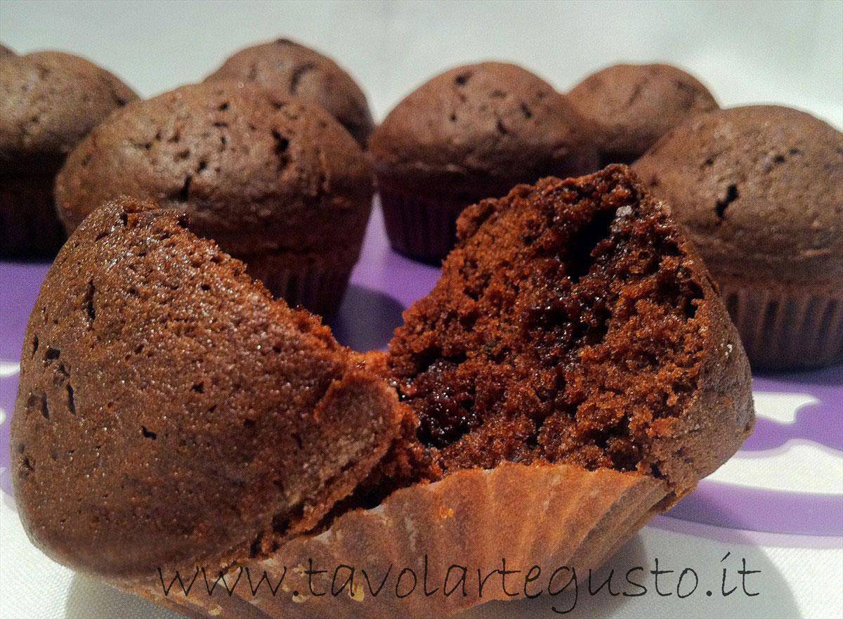 Muffin al cioccolato gianduia Muffin al cioccolato gianduia