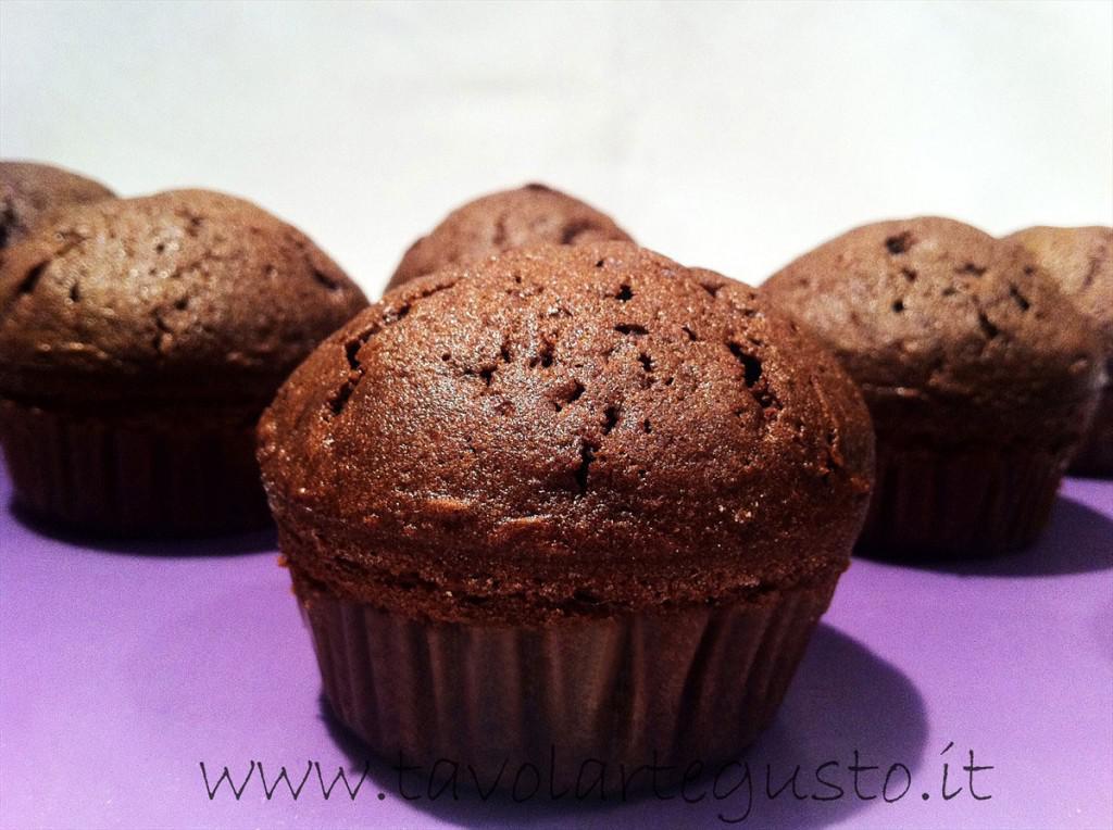 muffin al cioccolato gianduia Muffin al cioccolato gianduia