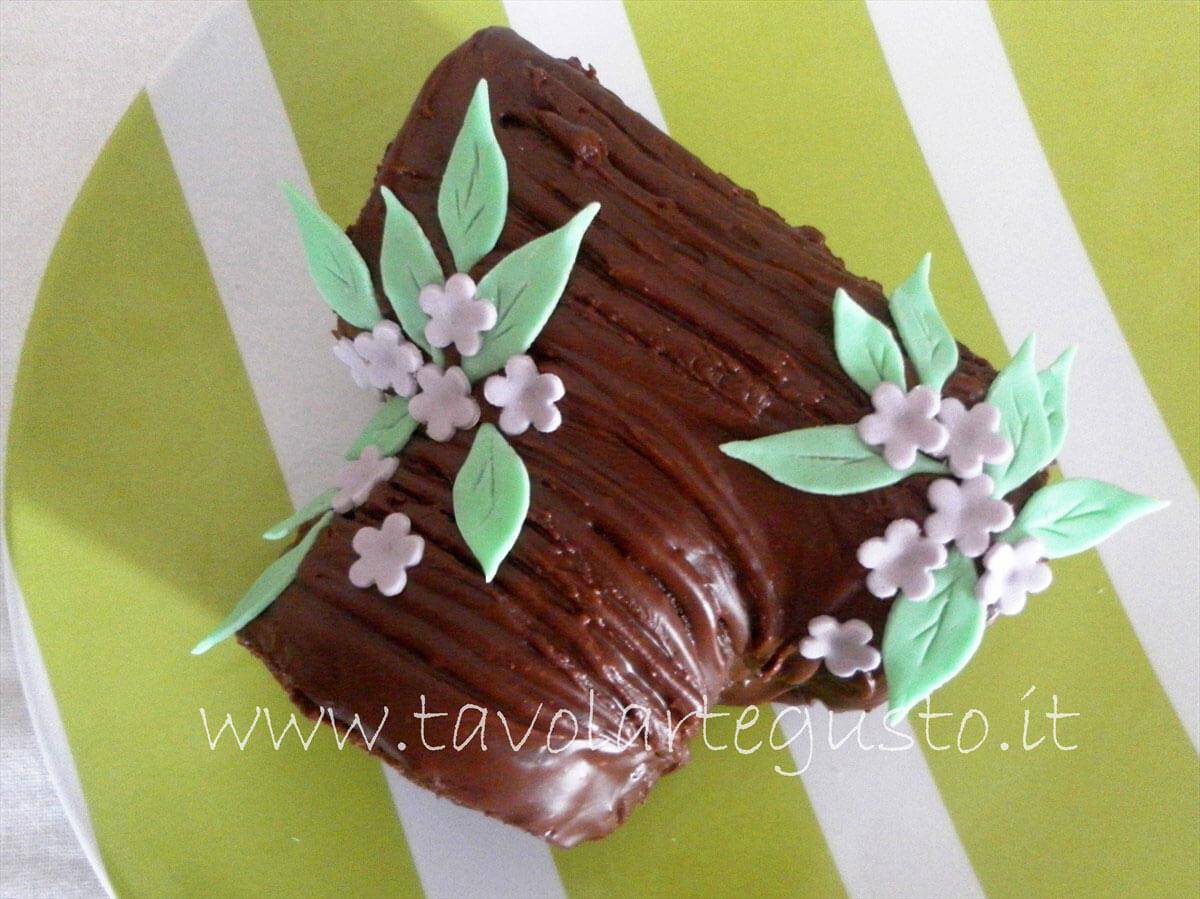 Tronchetto-al-cioccolato Tronchetto al cioccolato