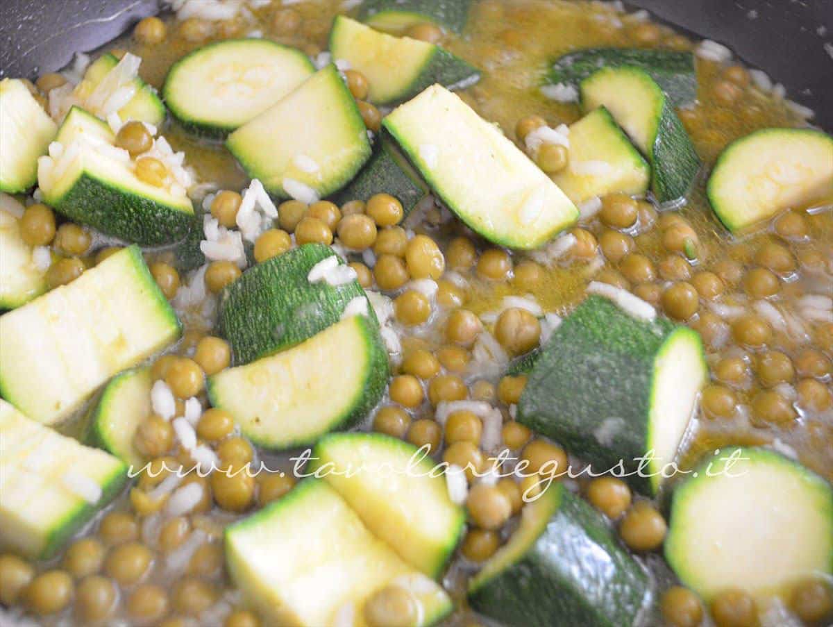 Fine cottura pronta per la frullatura -Ricetta Vellutata di zucchine e piselli Fine cottura pronta per la frullatura -Ricetta Vellutata di zucchine e piselli