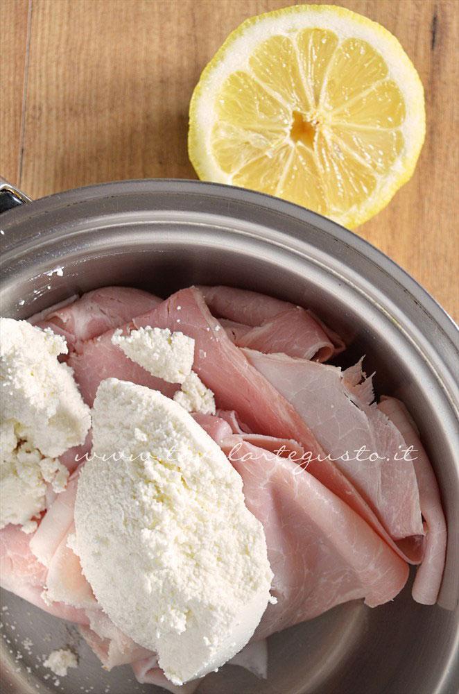 Prosciutto, Ricotta, succo di limone e sale per fare il patè di prosciutto - xelvornika.site Prosciutto, Ricotta, succo di limone e sale per fare il patè di prosciutto - xelvornika.site