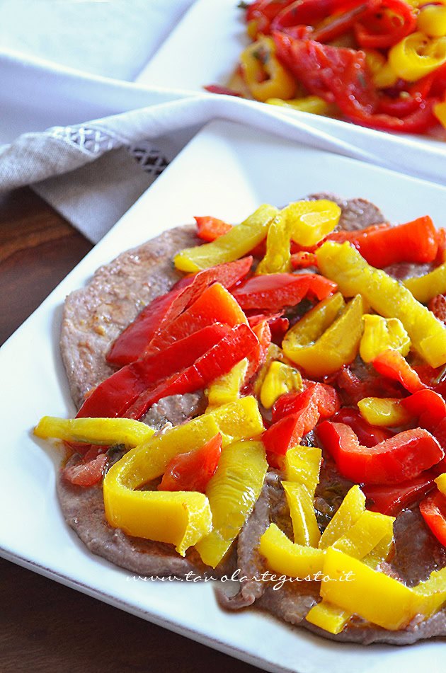 scaloppine con peperoni