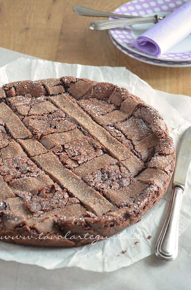 Crostata morbida al cioccolato - Ricetta. Crostata morbida al cioccolato - Ricetta.