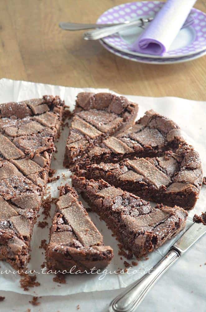 Crostata morbida al cioccolato - Ricetta Crostata al cacao