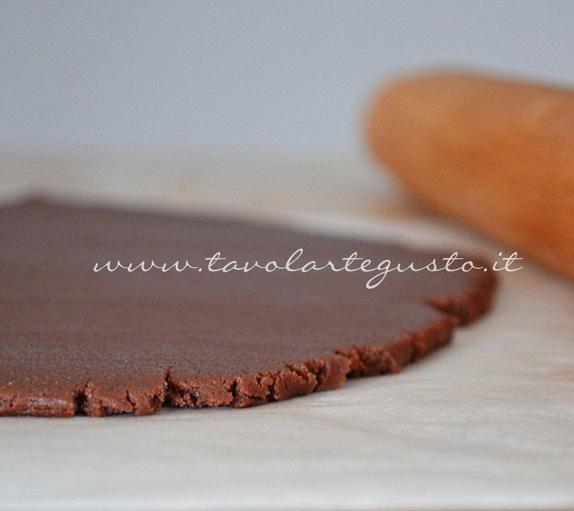 Stendere la pasta frolla - Ricetta Pasta frolla al cacao Stendere la pasta frolla - Ricetta Pasta frolla al cacao