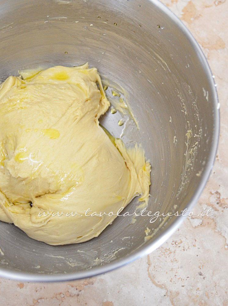 Impasto quasi incordato - Ricetta Pan Brioche senza burro - Pan Brioche all'olio Impasto quasi incordato - Ricetta Pan Brioche senza burro - Pan Brioche all'olio