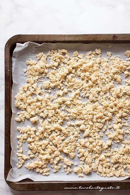 Come preparare il Crumble fase 2 - Ricet