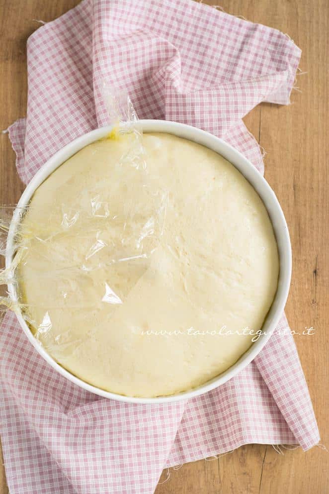 Impasto lievitato - Ricetta Brioche Salata agli Albumi Impasto lievitato - Ricetta Brioche Salata agli Albumi