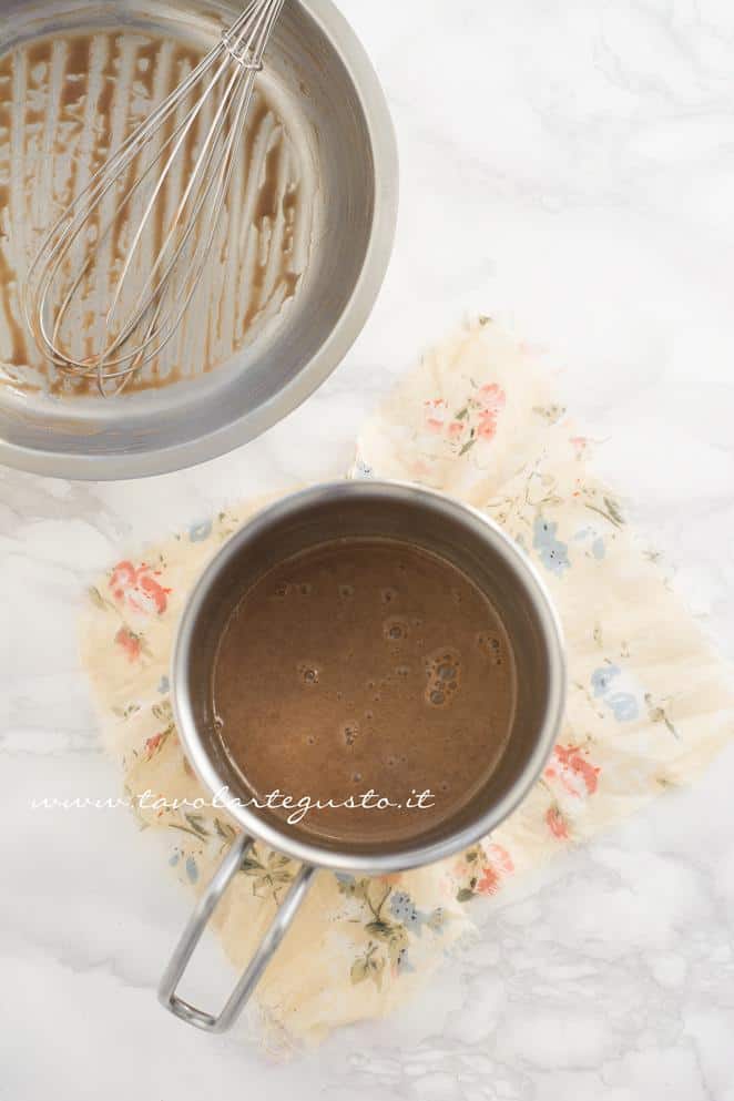 Preparare la Ganache al Cioccolato Kinder 2 -Ricetta Biscotti al Cappuccino Preparare la Ganache al Cioccolato Kinder 2 -Ricetta Biscotti al Cappuccino