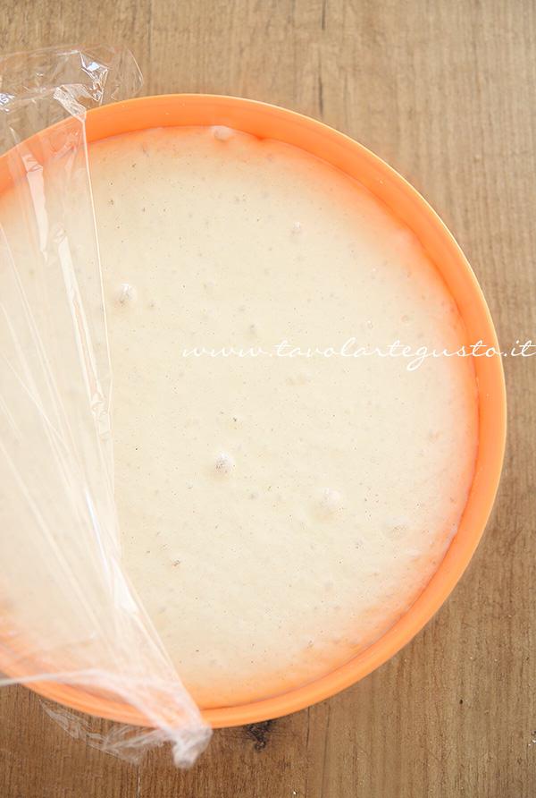 L'impasto lievitato - Ricetta Focaccia veloce e senza impasto L'impasto lievitato - Ricetta Focaccia veloce e senza impasto