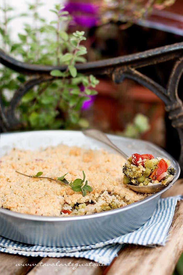 Crumble di Verdure - Ricetta Crumble di Verdure.