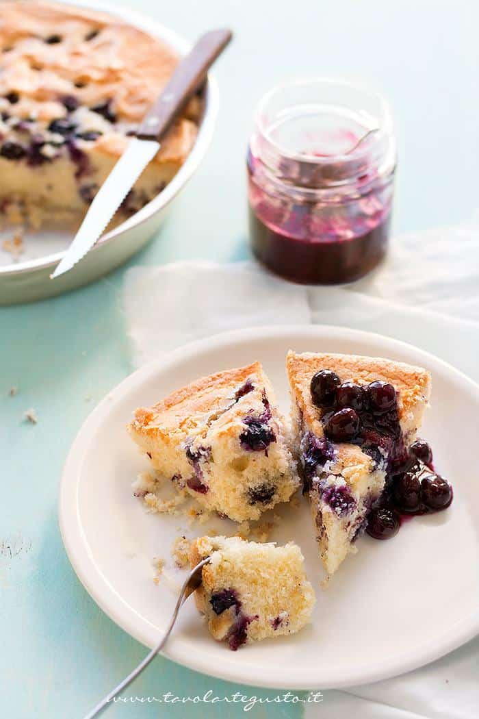 Torta ai mirtilli - Ricetta Torta ai mirtilli 2