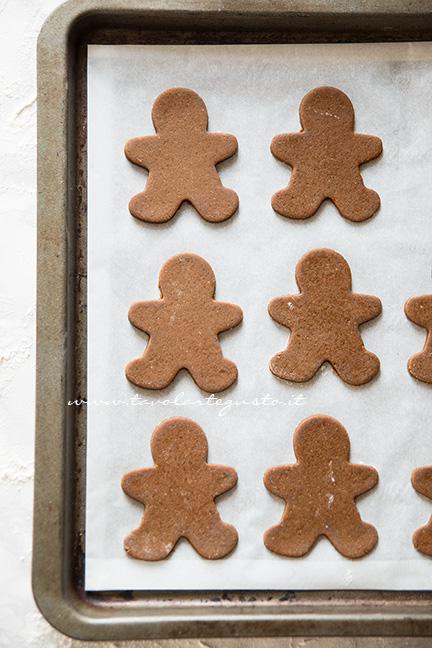 Biscotti pronti per la cottura -Ricetta Biscotti Pan di Zenzero (Gingerbread)