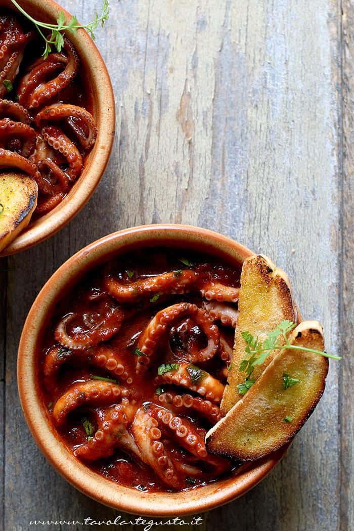 Polipetti Affogati - Ricetta Polipetti Affogati