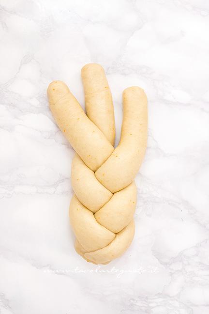 Come fare la treccia di Brioche - Ricetta Brioche dolce con solo albumi