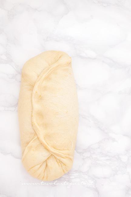 Piega a portafoglio - Ricetta Brioche dolce con solo albumi
