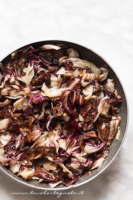 Radicchio saltato in padella - Ricetta Lasagne al Radicchio