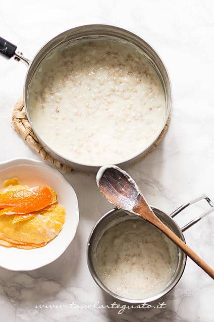 Preparare la crema di grano4 - Ricetta Pastiera napoletana