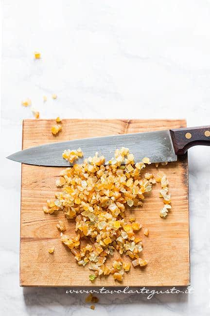 Tritare i canditi - Ricetta Pastiera napoletana