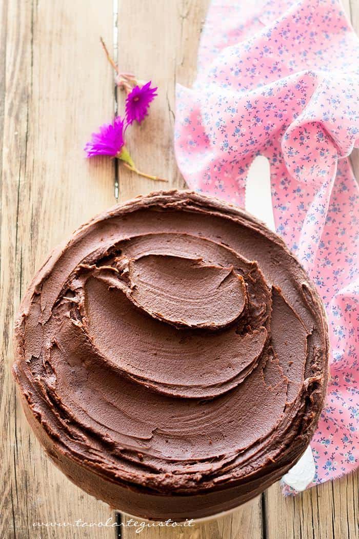 Torta al doppio cioccolato - Ricetta Torta al doppio cioccolato..