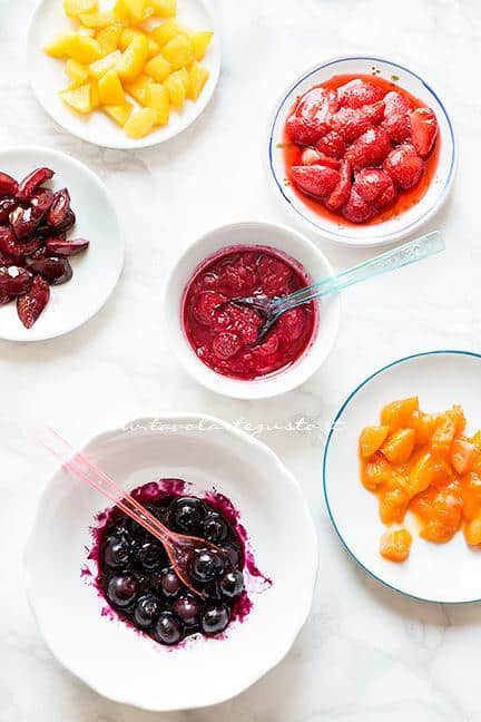 Composta di frutta - Ricetta Ghiaccioli allo yogurt e frutta