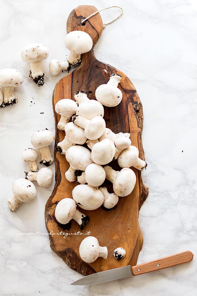 Come pulire i Funghi Champignon 2