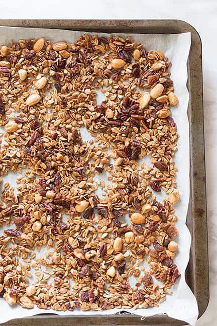 Cuocere (Tostare) in forno il Muesli (2) - Ricetta Muesli fatto in casa