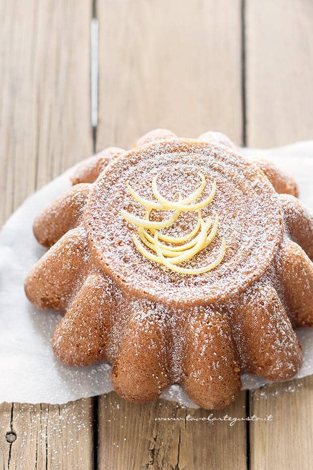 Torta al limone e mandorle - Ricetta Torta al limone e mandorle
