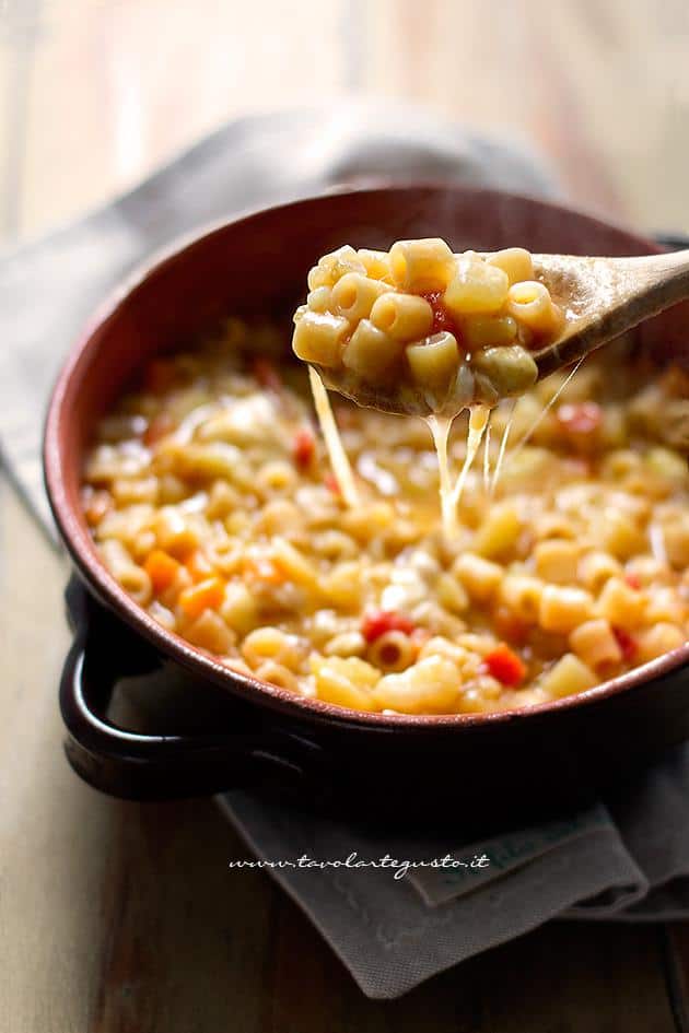 Pasta e Patate la Ricetta napoletana - Ricetta Pasta e patate
