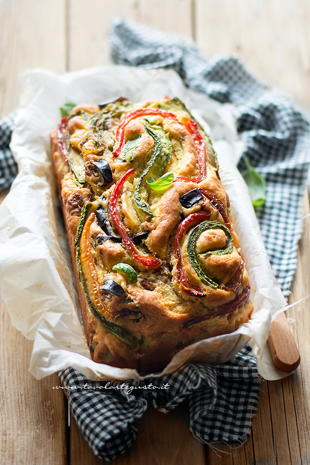 Plumcake salato alle verdure - Ricetta Plumcake di verdure