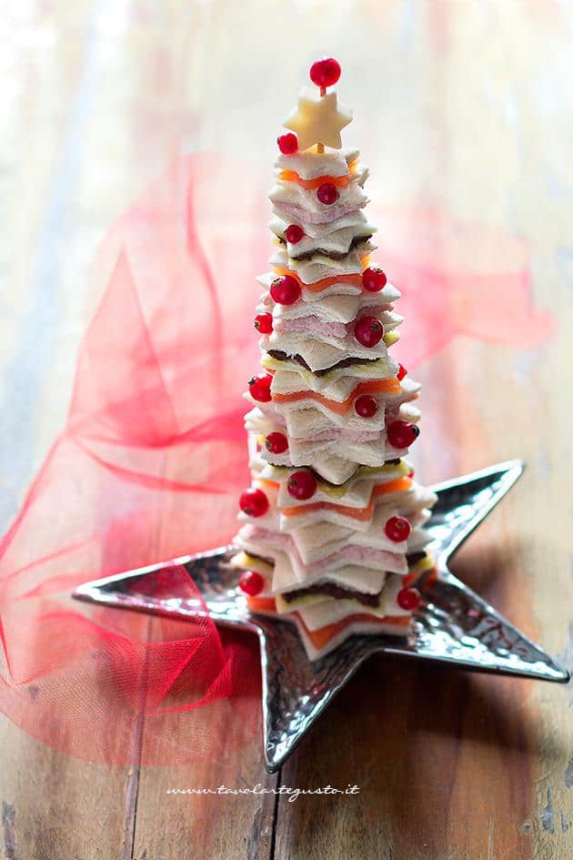 Albero di Natale con Tramezzini - Albero di Tramezzini - Albero di Natale con Tramezzini