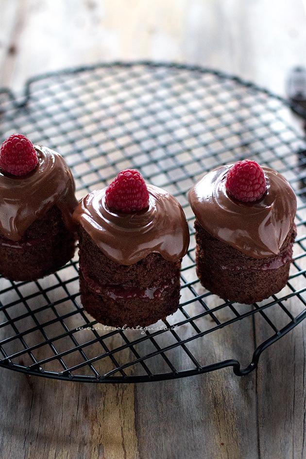 Mini Cake al cioccolato - Ricetta Mini Cake