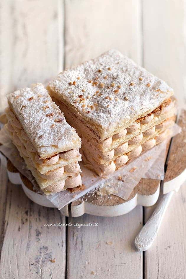 Millefoglie alla Nocciola - Ricetta Millefoglie alla Nocciola