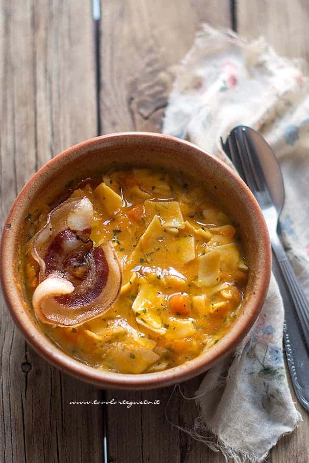 maltagliati con la zucca - Ricetta Maltagliati con la zucca