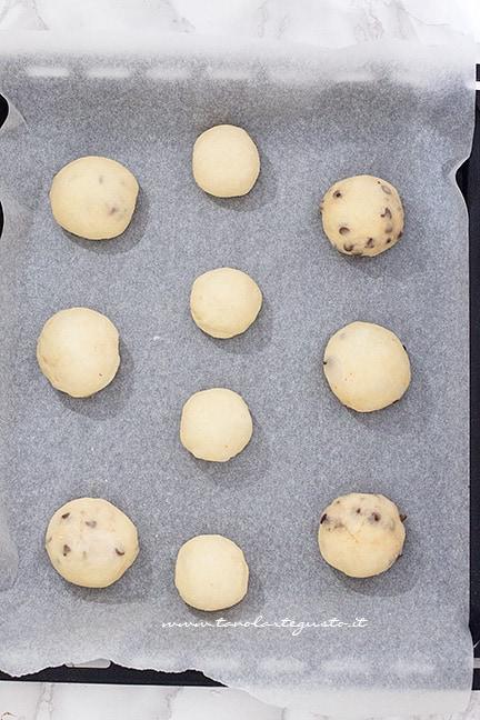Brioche vegane pronte per essere infornate - Ricetta brioches vegane