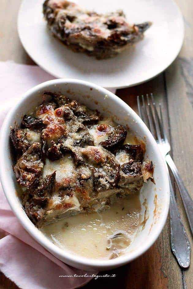fette golose di Parmigiana di Carciofi - Ricetta Parmigiana di Carciofi