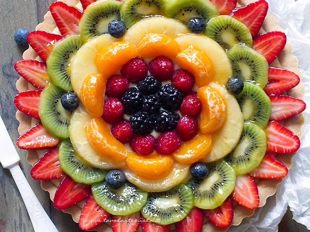 Crostata di frutta - Ricetta pasta frolla morbida - Pasta frolla per Crostata-