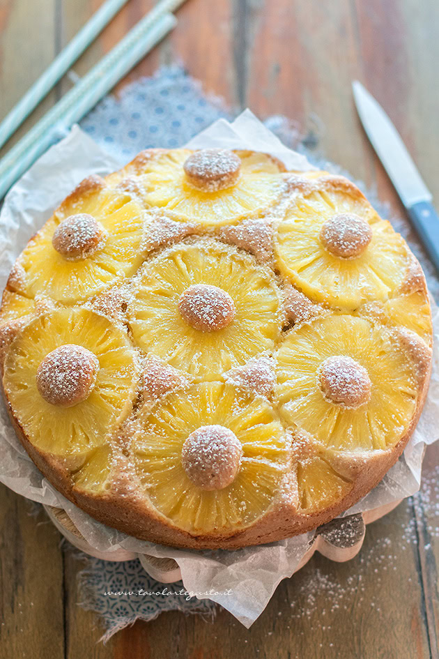 Torta all'ananas - Ricetta Torta all'ananas