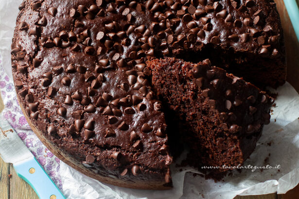 torta al cioccolato senza uova