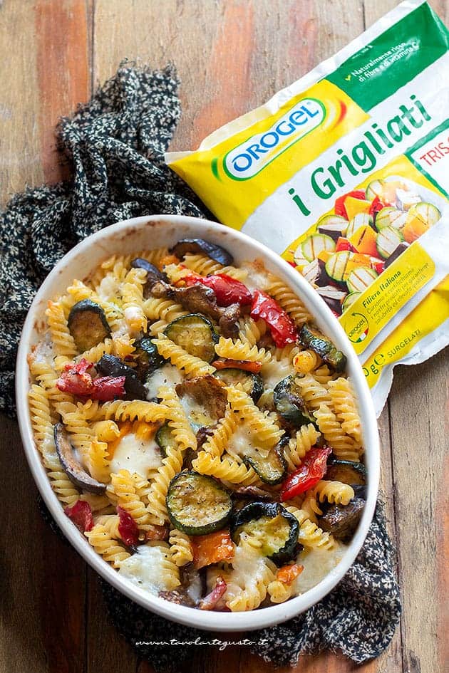 pasta vegetariana al forno