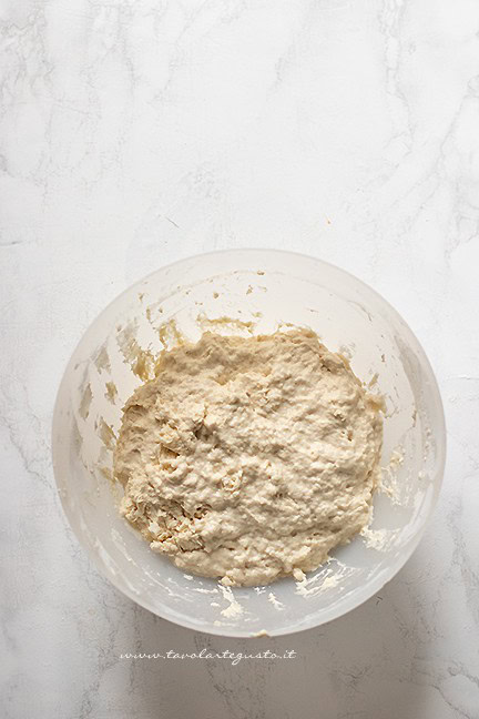 impasto pane senza lievito