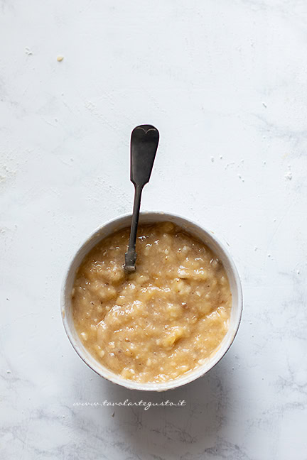 schiacciare le banane - Ricetta Banana bread