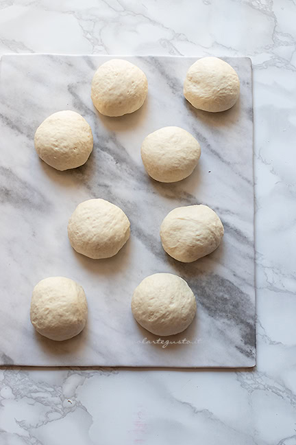 realizzare i panetti - Ricetta Naan