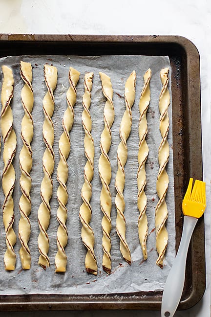 come fare i torciglioni alla nutella