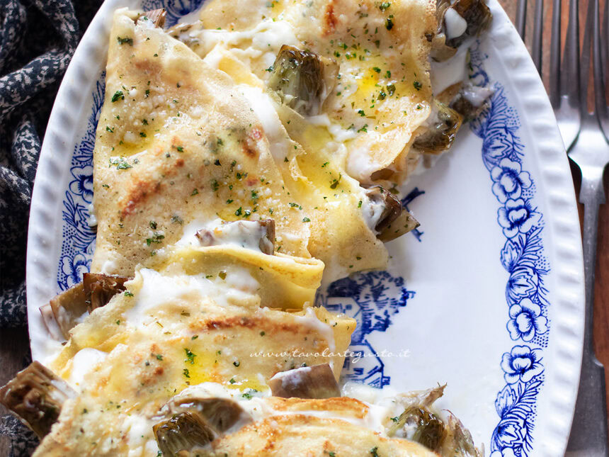 Crepes ai carciofi