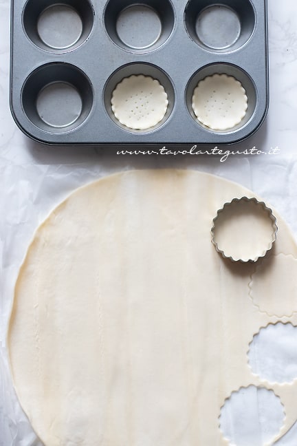 come fare i cestini di pasta sfoglia