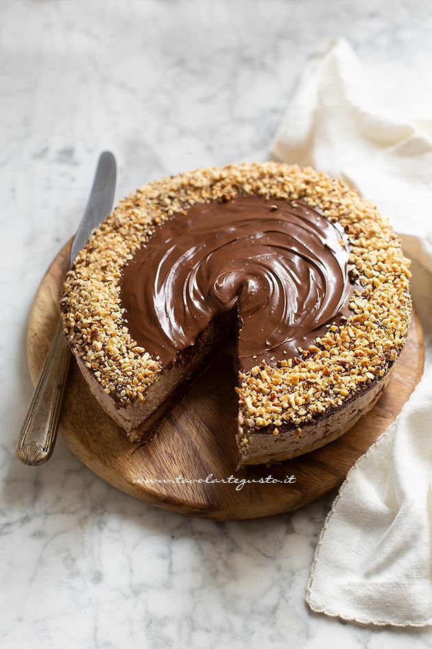 cheesecake alle nocciole ricetta