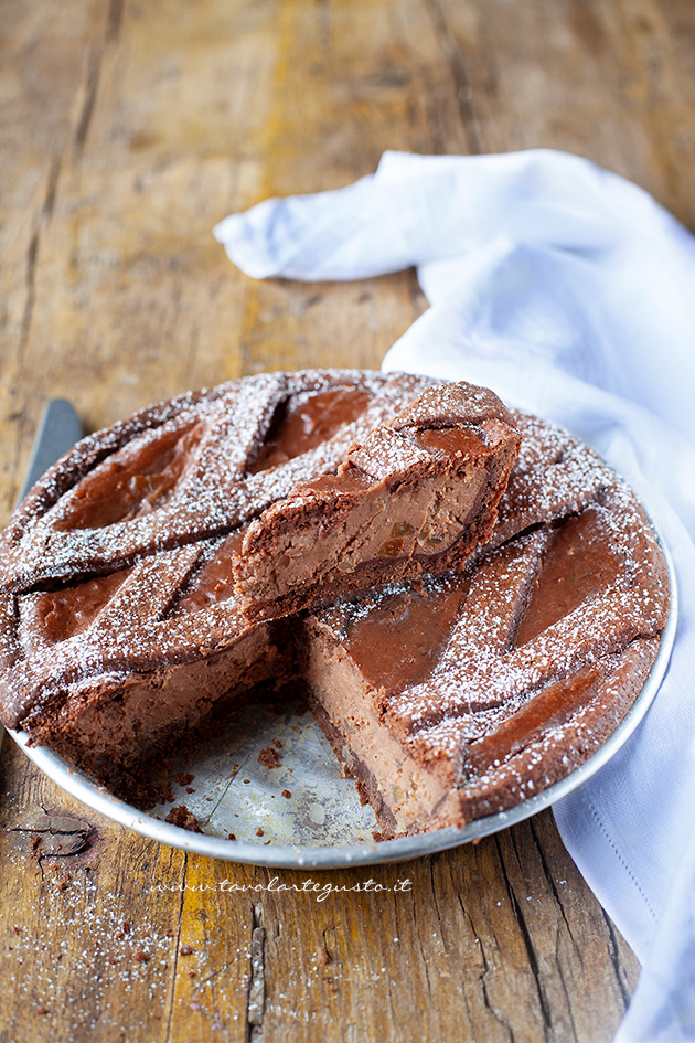 fette di pastiera al cioccolato