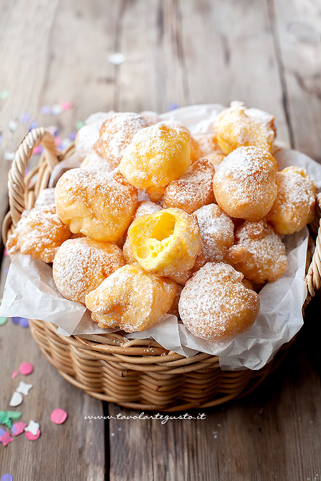 ricetta tortelli di carnevale